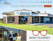 Tablet Screenshot of pineconevisioncenter.com